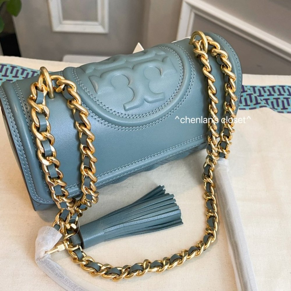 🔥 NeW! Tory Burch Fleming Small Convertible Shoulder Bag - Picture 8 of 17